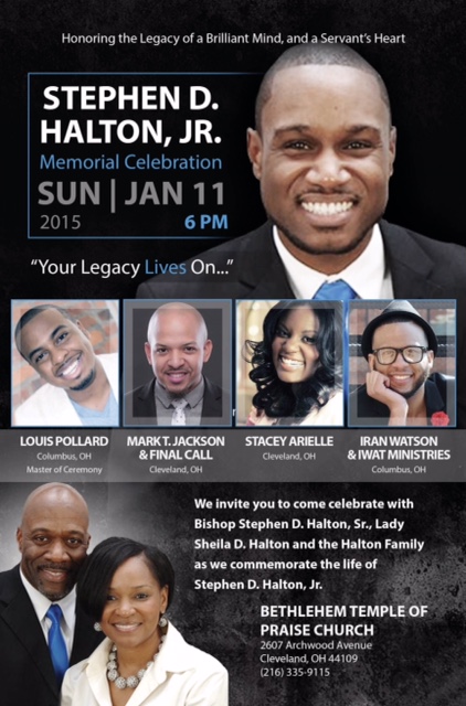 Come out and help the Halton family celebrate the life of their loved one this Sunday, January 11th.